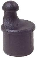 Spriet végdugó, Optimistenzubehör, nylon, regatta spriethez, 27mm, fekete, (Opti), 2db