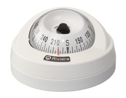 Iránytű, Riviera, Fehér, Világítással, 65 mm
