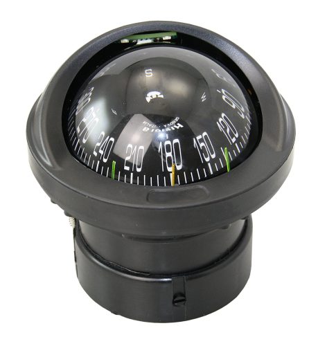 Iránytű, RIVIERA – ARTICA BA1 Slim, 70mm, fekete, 12V LED világítás