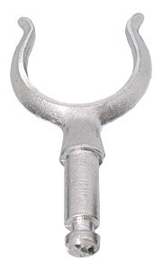 Kormányvilla, Ruderdollen - Riemenmanschetten - Gabeln, alumínium, kis, 17x47mm pin