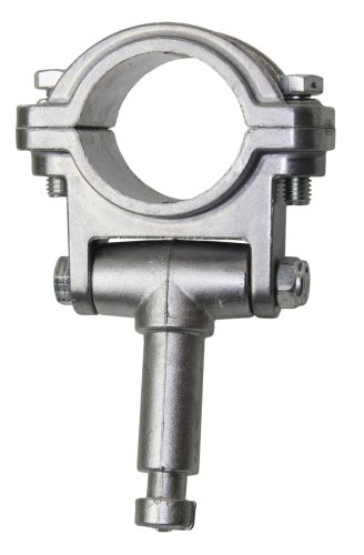 Evezőtüske csuklóval, Ruderdollen - Riemenmanschetten - Gabeln, alumínium, max. 45mm-es evezőhöz, 17x49mm-es csappal