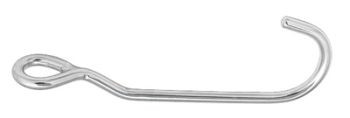 Zsiliphorog szemmel, Lindemann, A4 rozsdamentes acél, 255mm, 22mm szem