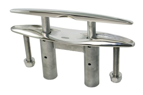 Lindemann kikötőbika, süllyeszthető, Klampen|versenkbare Klampe, A4 rozsdamentes acél, menetes, 205mm, M10