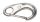 Lindemann karabiner, Wichard – AISI316L, rugós zár, 25mm