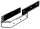 Kormány szerelvény távtartó, SEA SURE, nylon, 3,2x63mm