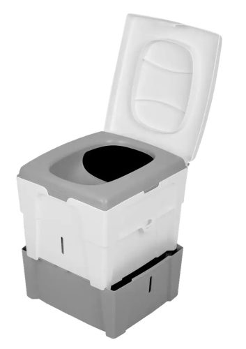 Mobil WC / Szeparációs WC, TROBOLO, Műanyag, Kompakt méret, 6,5+4,6L