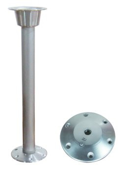 Asztal láb fix talppal, Tische|Tischbeine – Alumínium, 680mm
