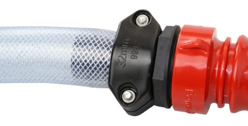 Csőbilincs, TRUDESIGN, Nylon/GFK/A4, 13mm