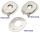 LIFT-THE-DOT® rögzítő talp, Druck- und Drehknöpfe, sárgaréz nikkelezett, 5,2mm, 100db