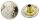 Lindemann PULL-THE-DOT® Kötőelem, Druck- und Drehknöpfe|PULL-THE-DOT®, réz-nikkel, szegeccsel, 4,2mm, kb. 15 mm átmérő
