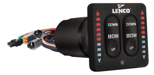LED trimlap kapcsoló szett, LENCO, 12/24V, integrált vezérlődobozzal