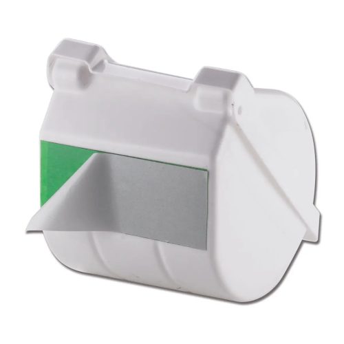 WC papír tartó, TREM, vízálló, fehér, 130x150 mm